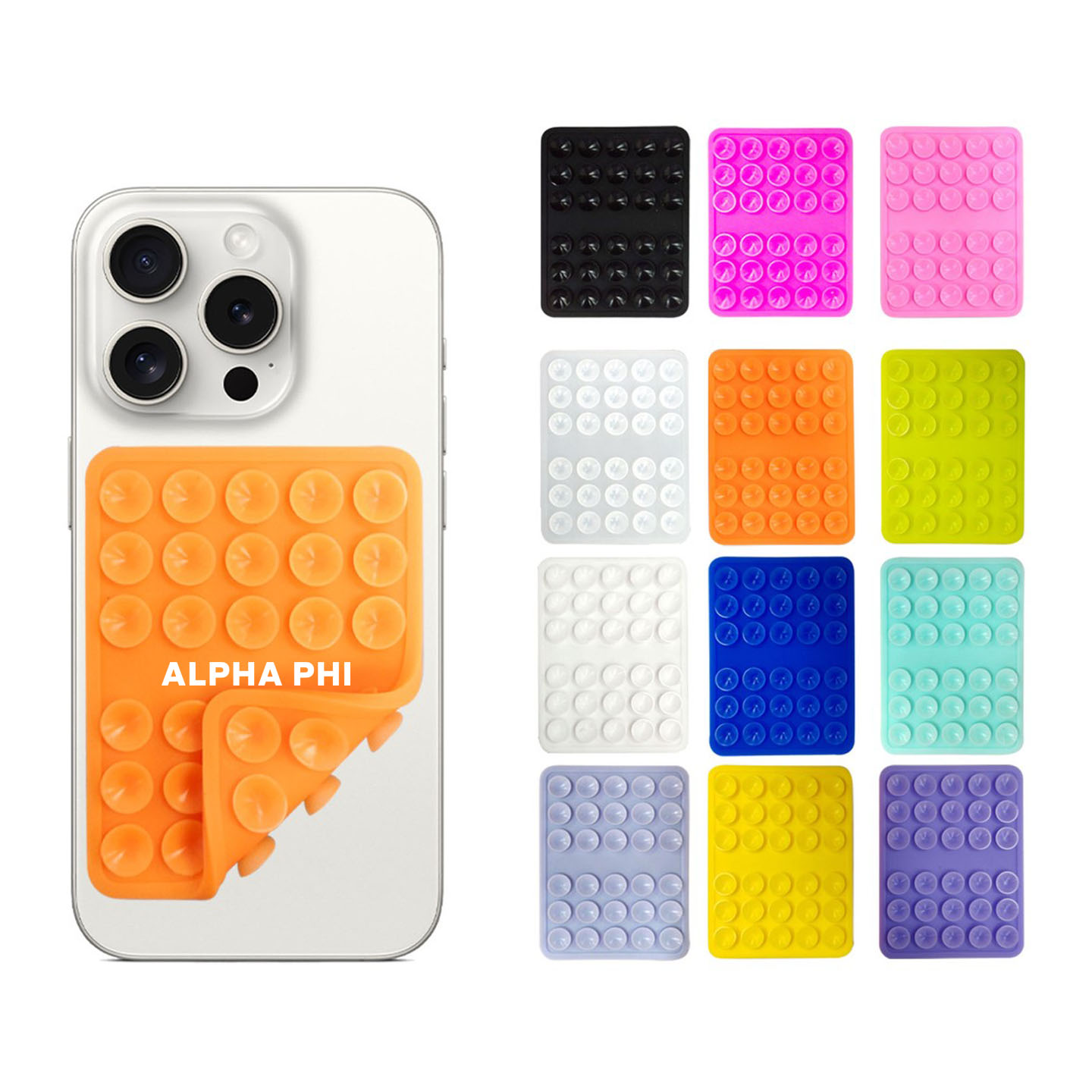 Silicone Suction Cup Phone Case Mount Double Sided