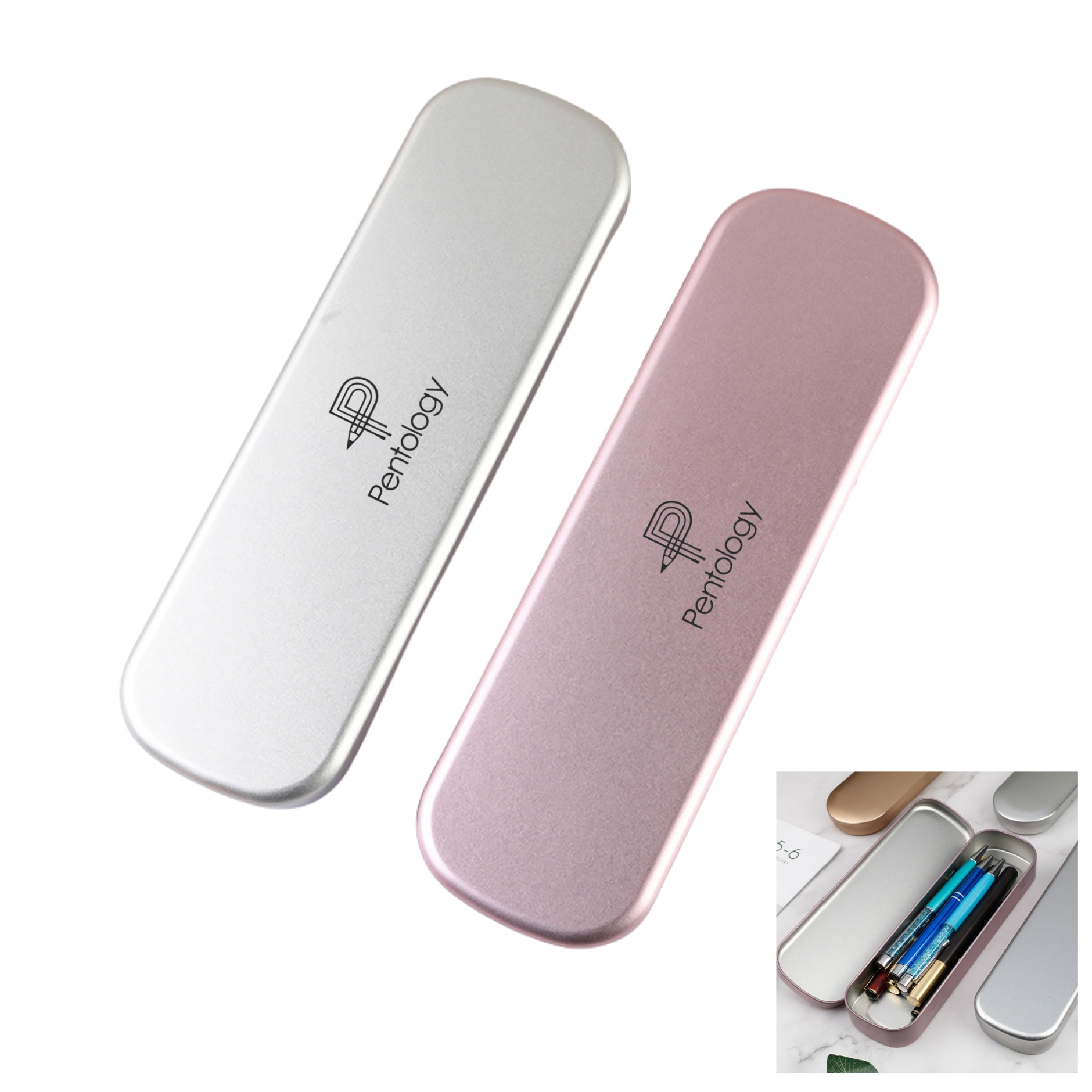 Stainless Steel Pencil Stationery Box