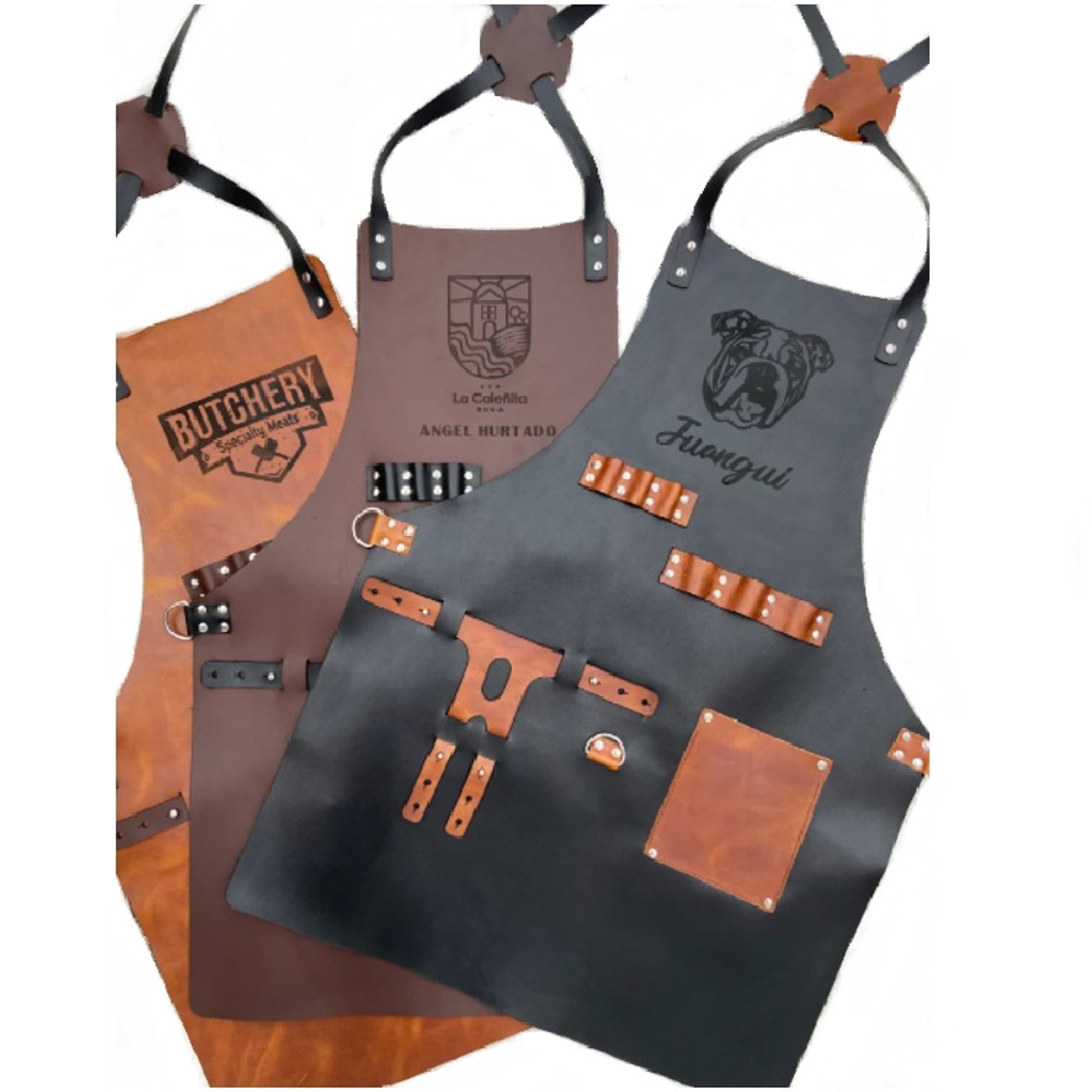 Vegan Leather Chef Apron - OCEAN