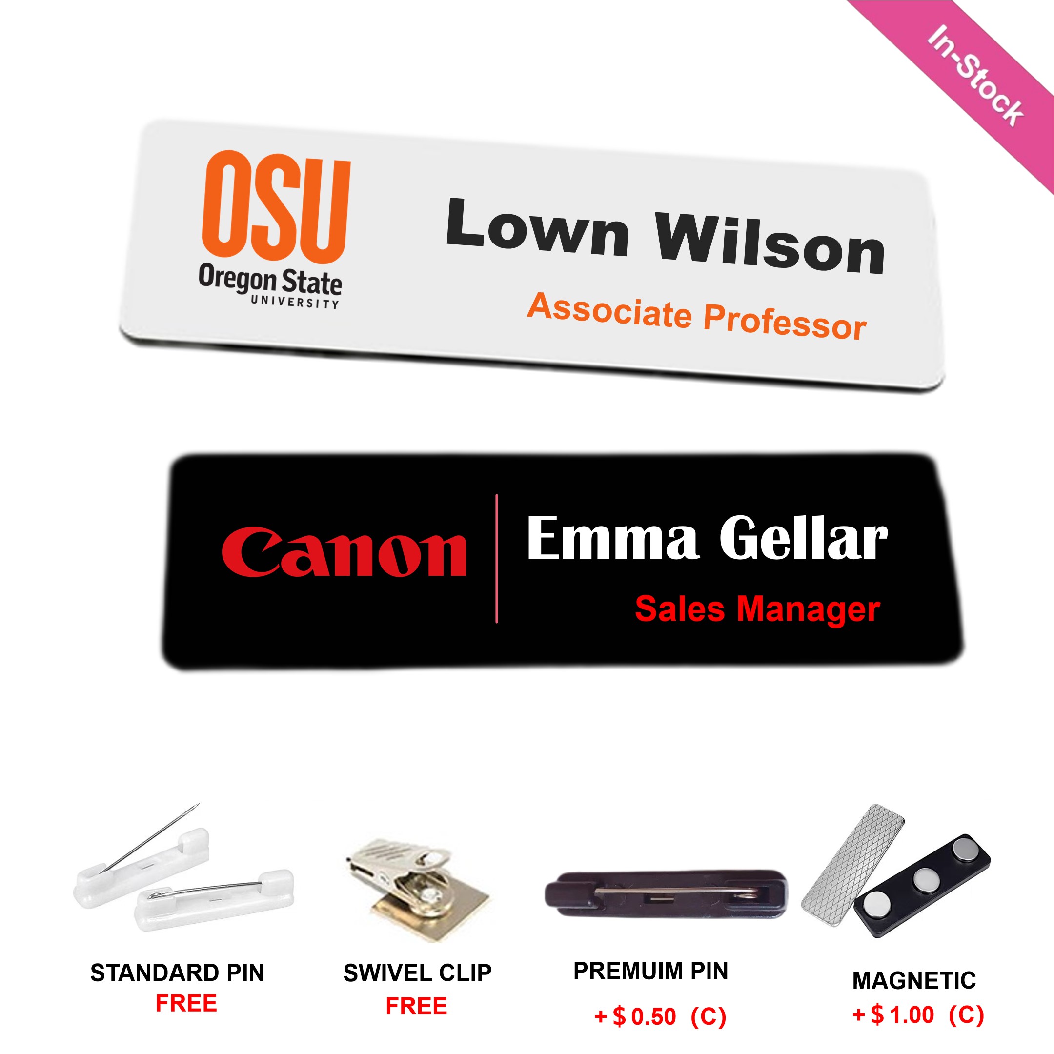 Full-Digital Name Badge (3