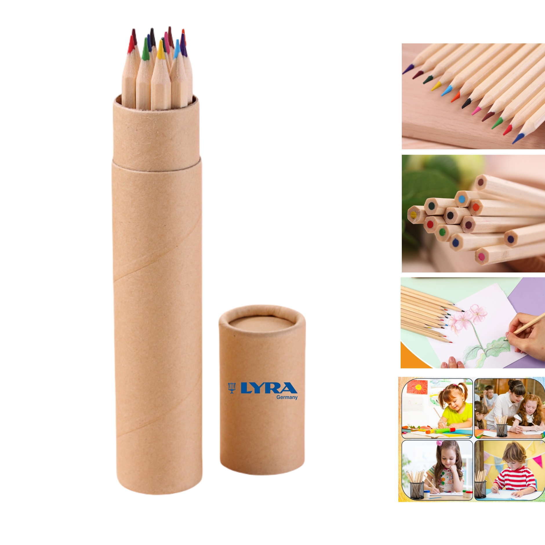 12 Pieces Water Colored Pencil Set