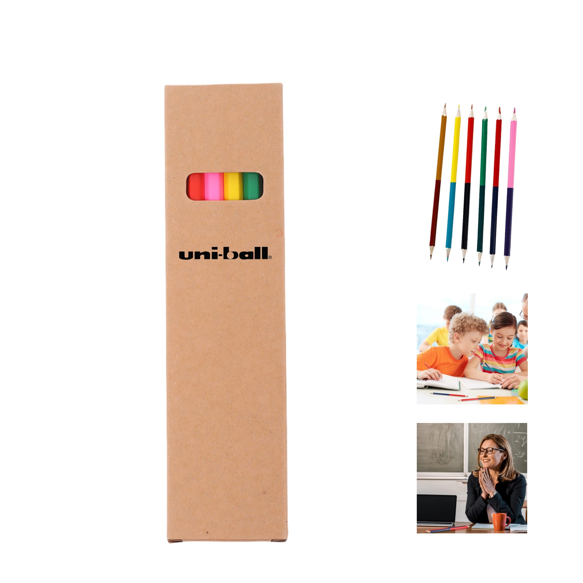 6 Piece Colored Pencil Set