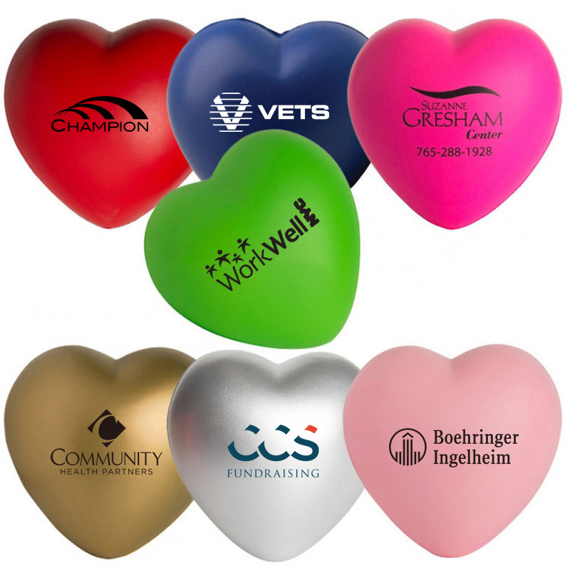 2.75'' Heart Stress Ball