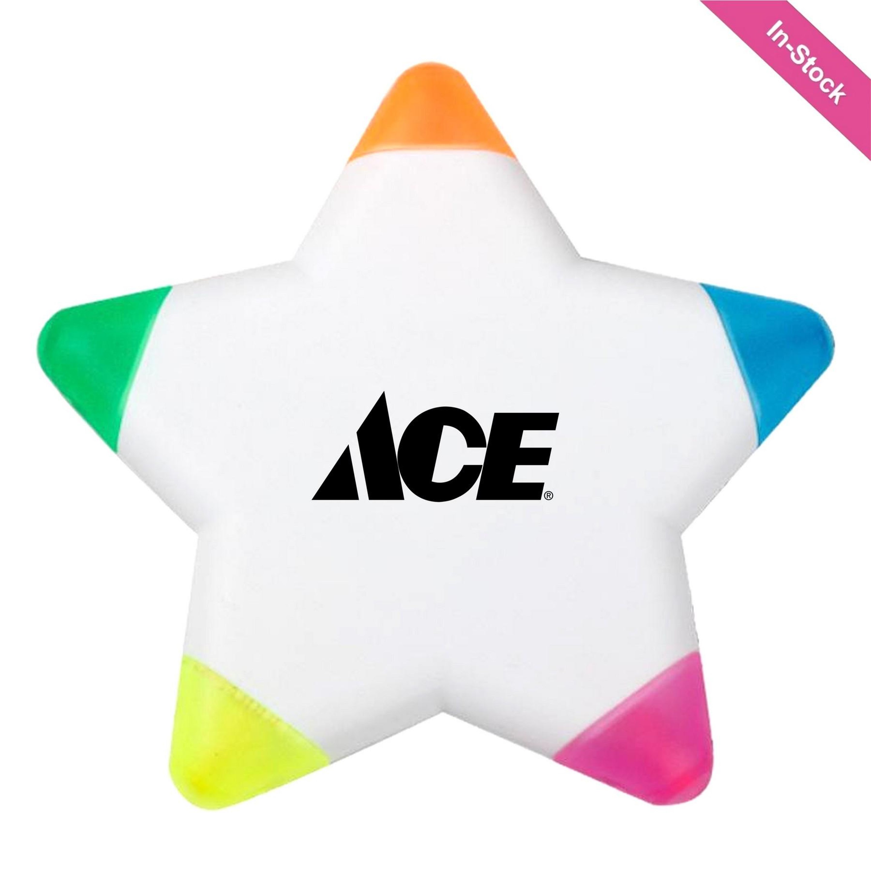 Cute 5-In-1 Star Shaped Highlighter