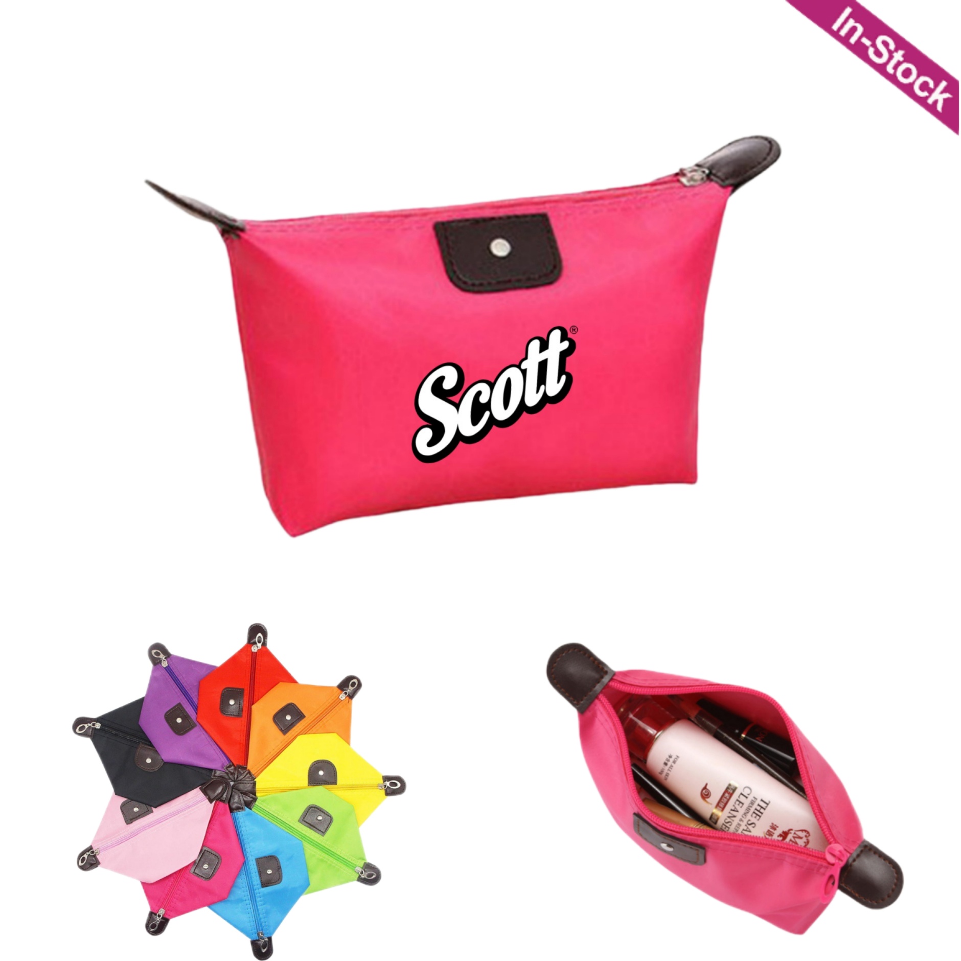 Travel Makeup Pouch Cosmetic Bag