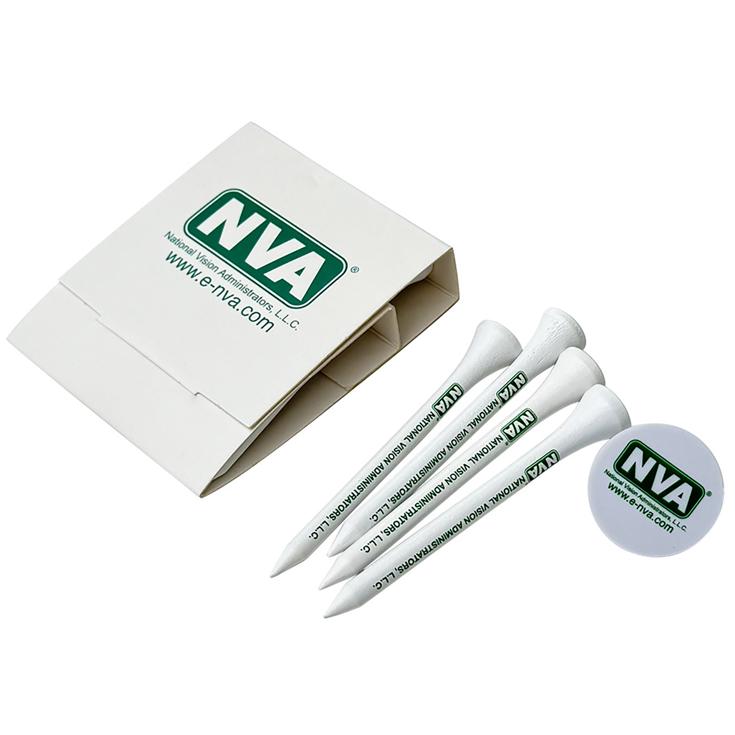 4-1 Golf Tee Matchbook-4 2-3/4