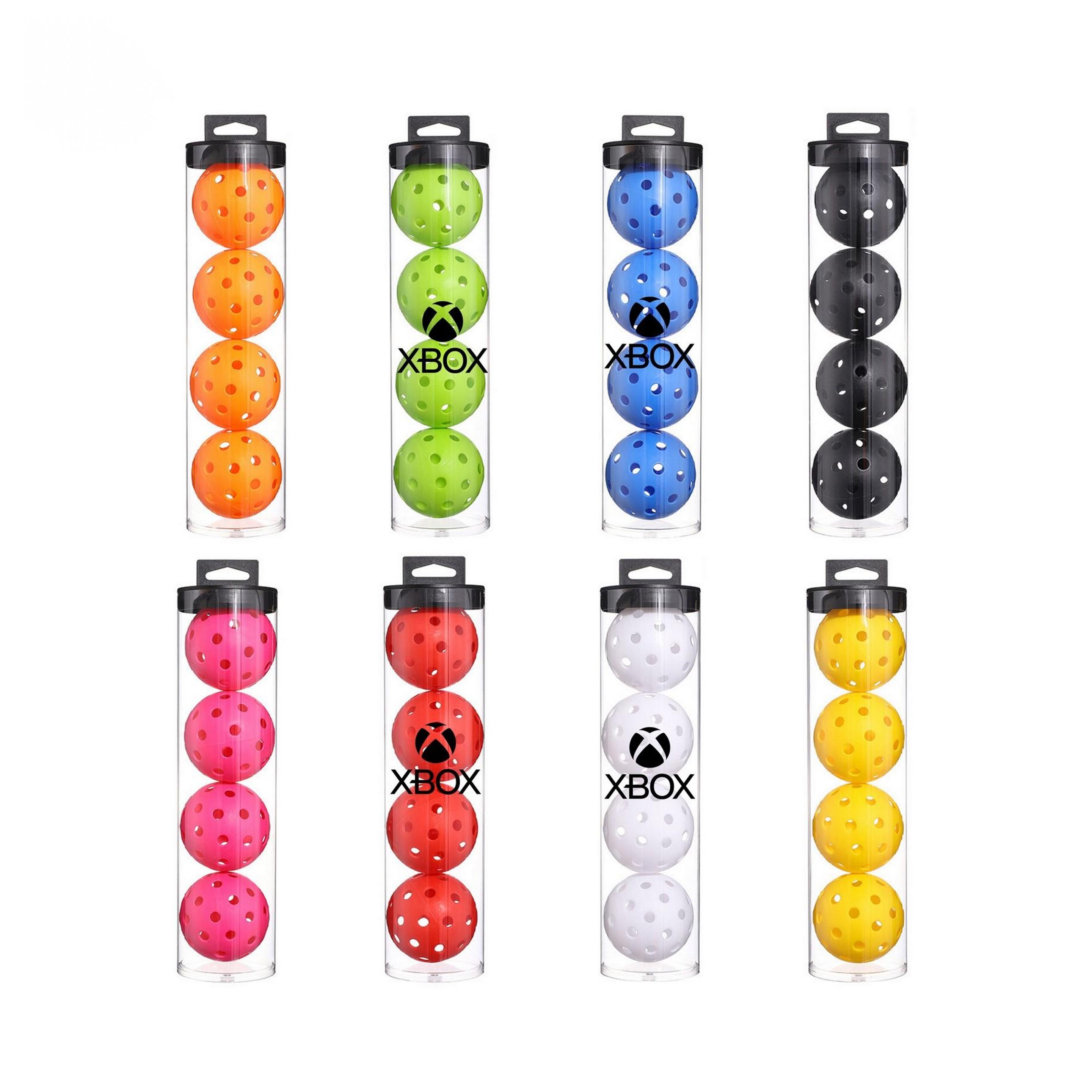 40 Holes Pickleball Ball Set 4pcs