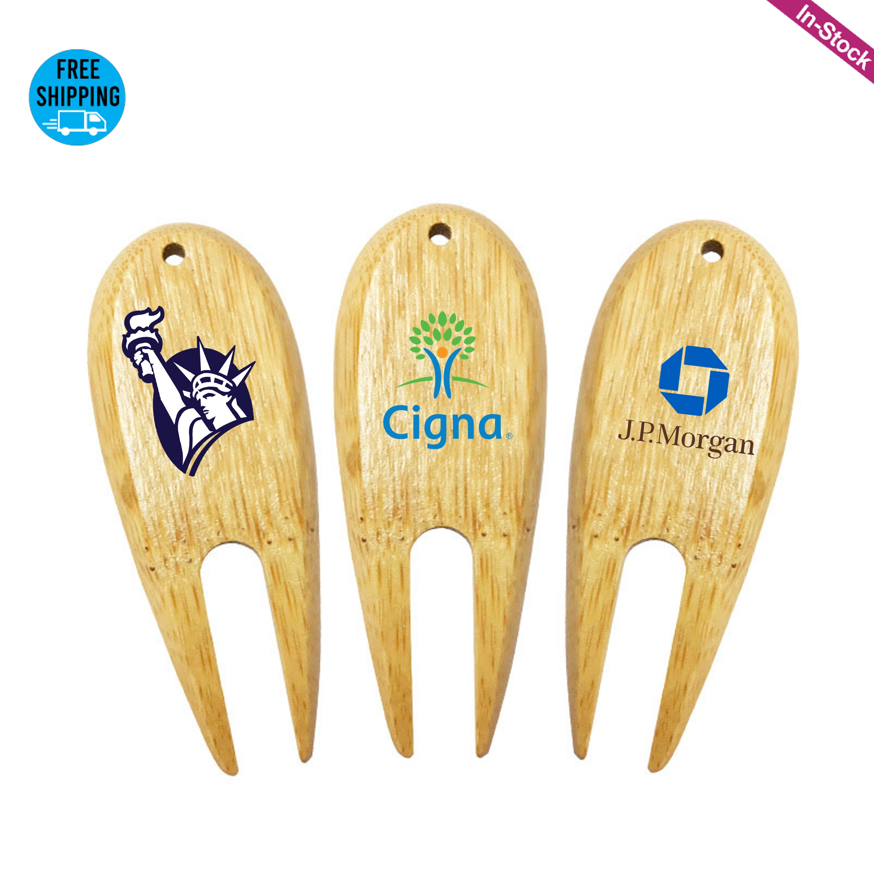 Bamboo Golf Divot Tool