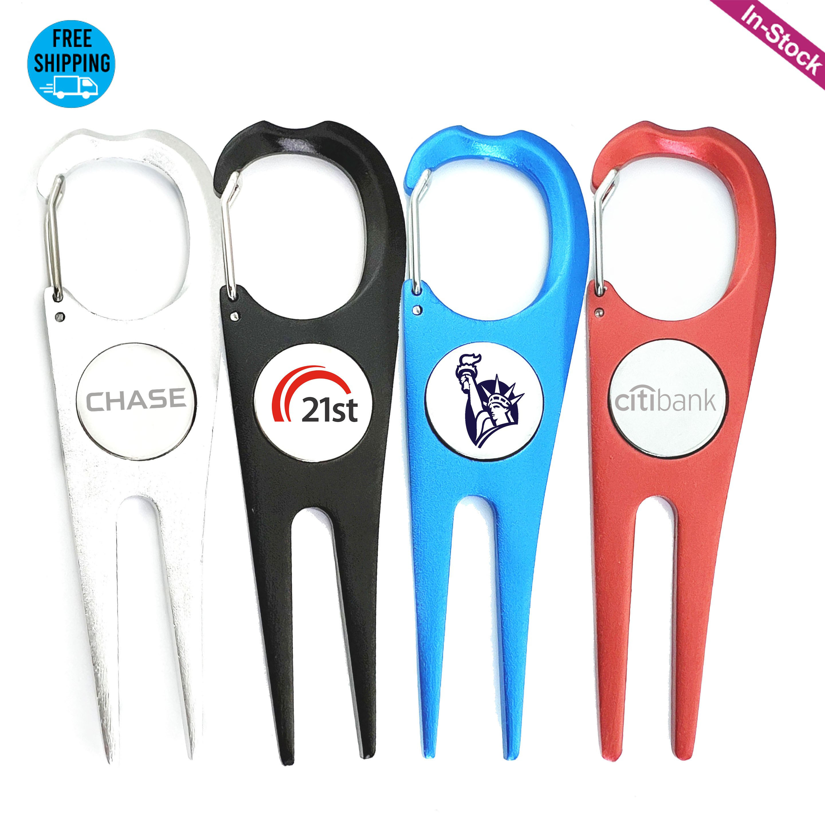 Divot Tool With Magnetic Ball Marker
