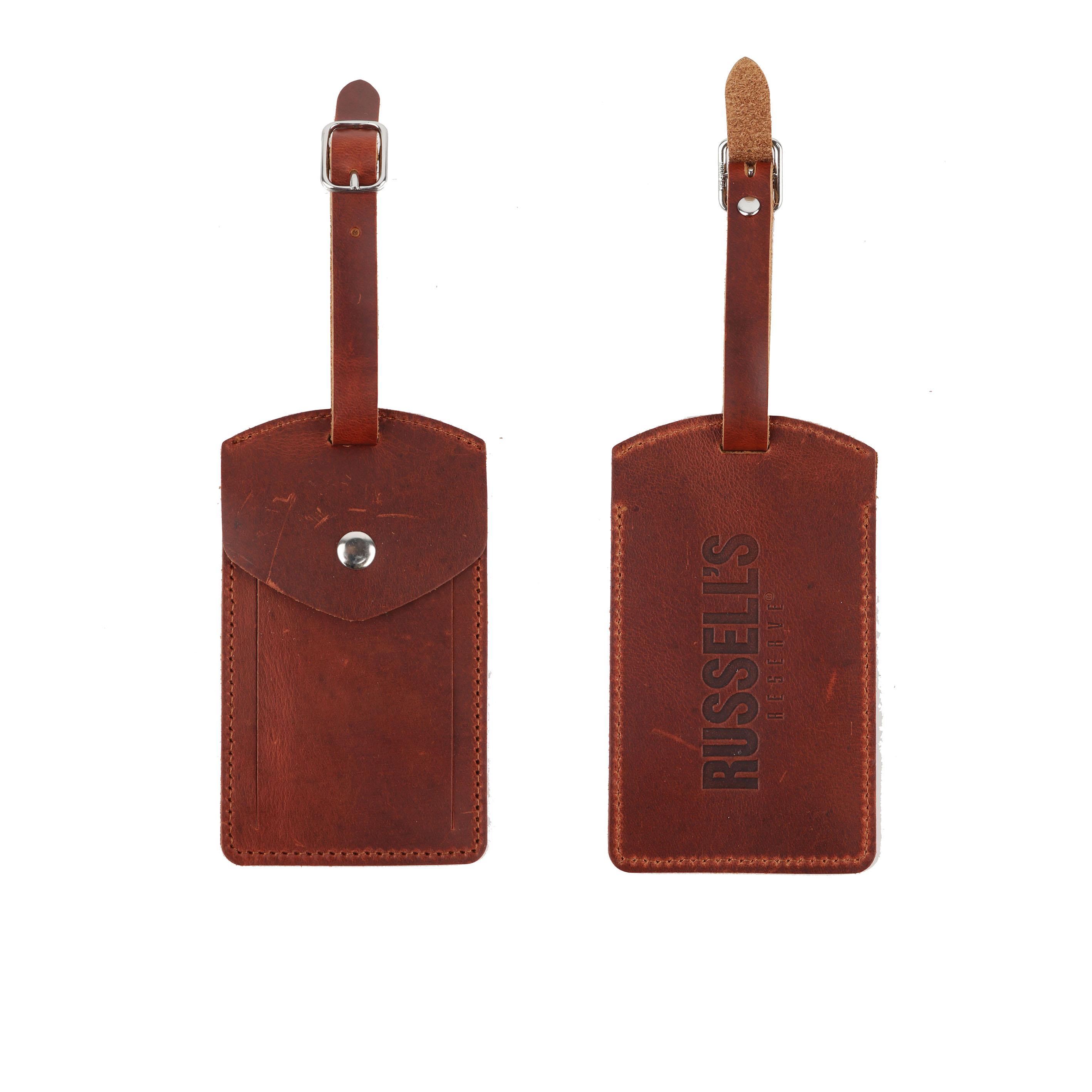 Genuine Leather Luggage Bag Tags