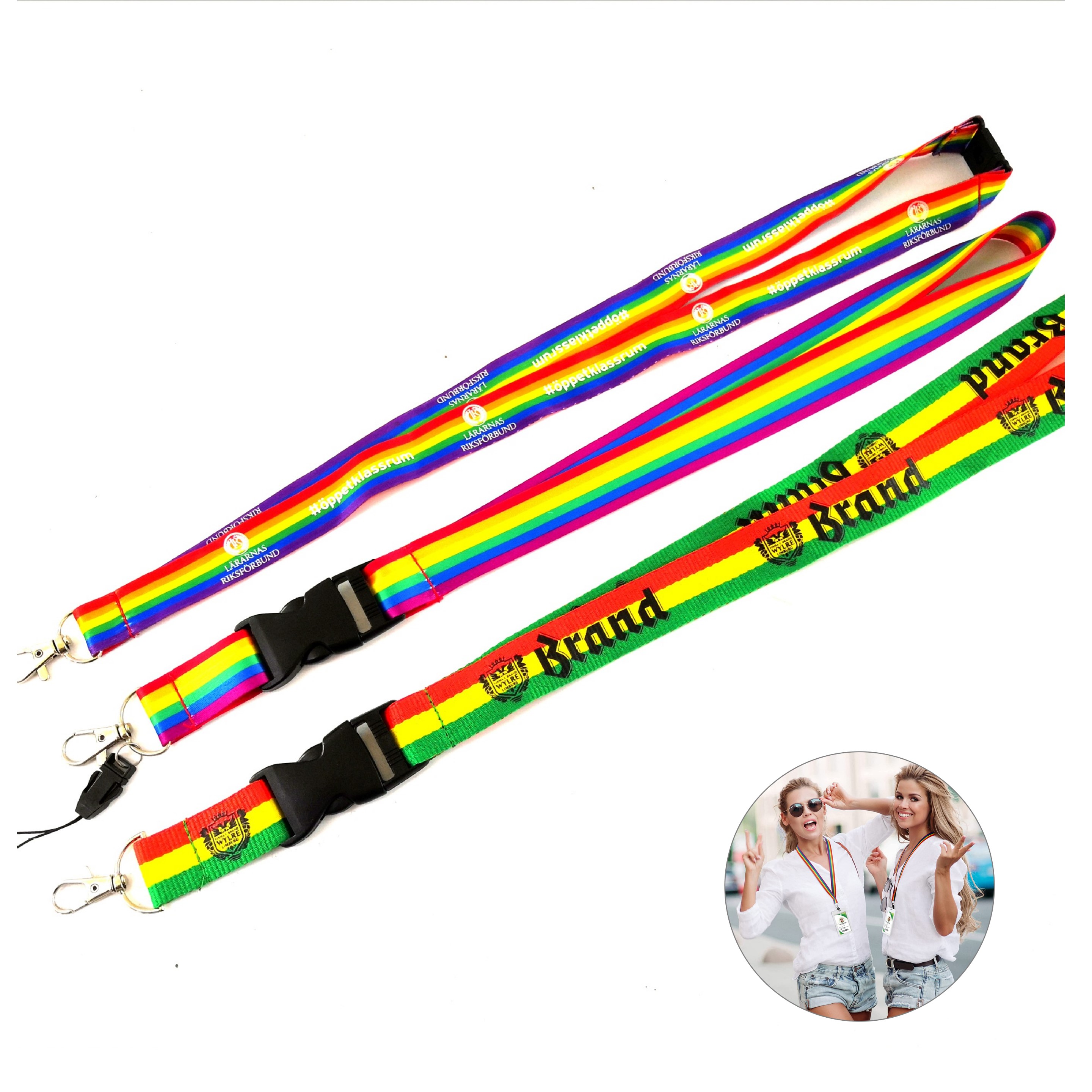 Rainbow Lanyard