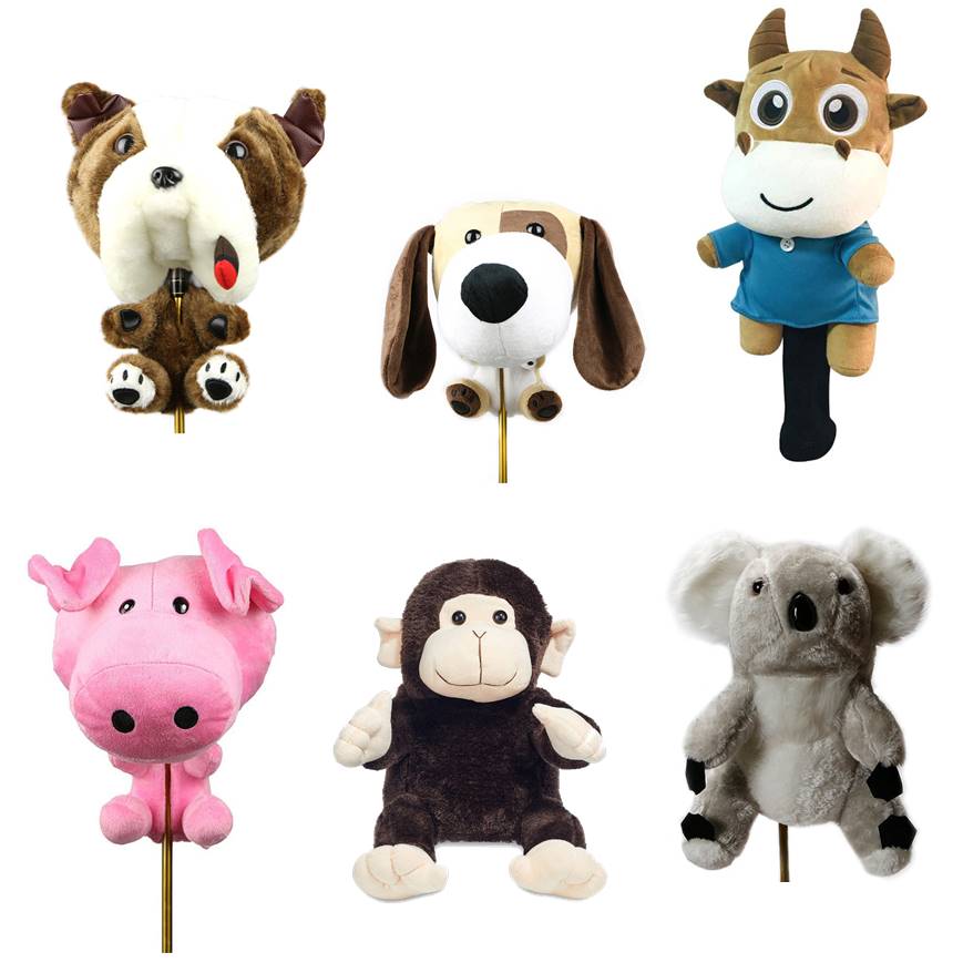 Animal Plush Golf Head Covers