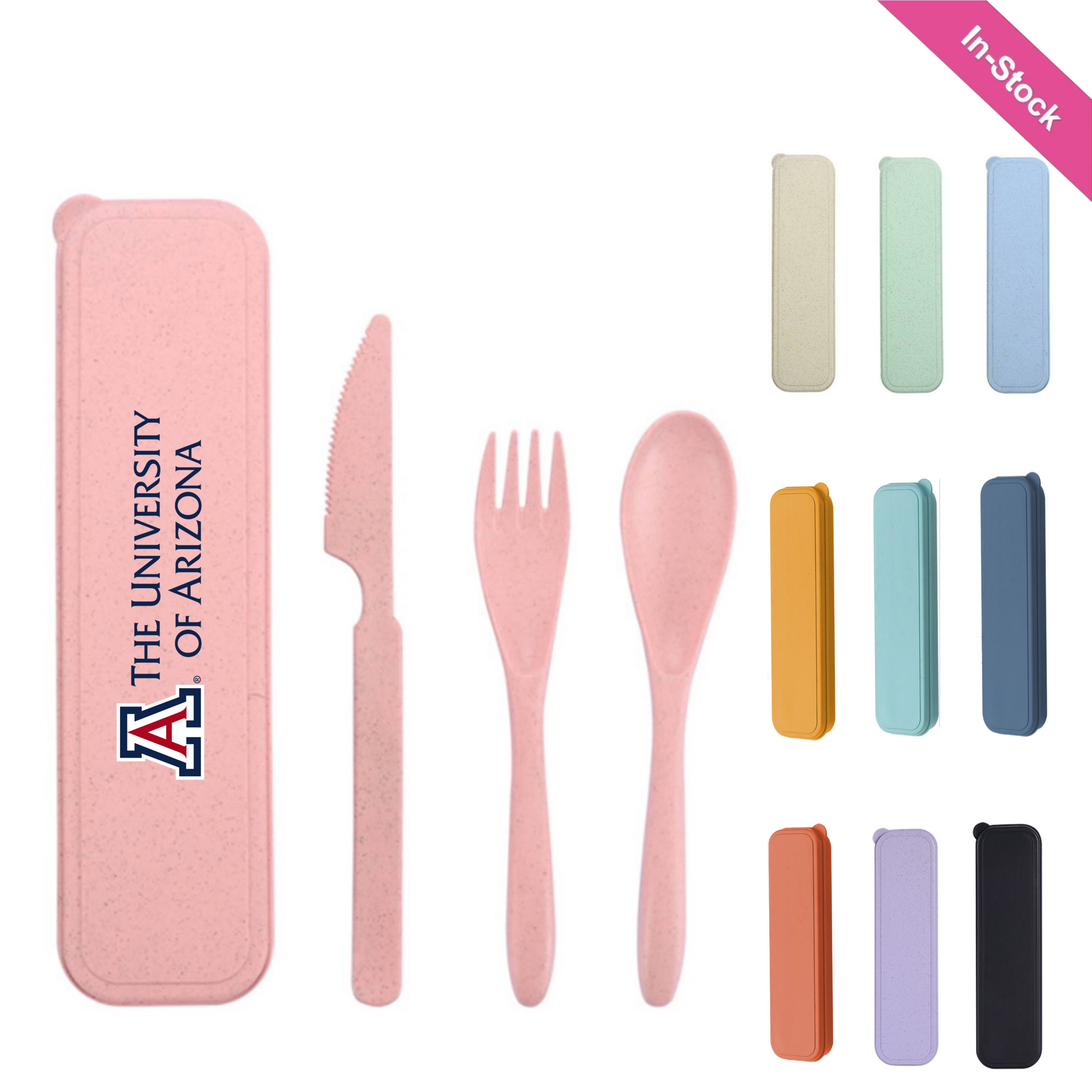 Portable Wheat Straw Cutlery Set