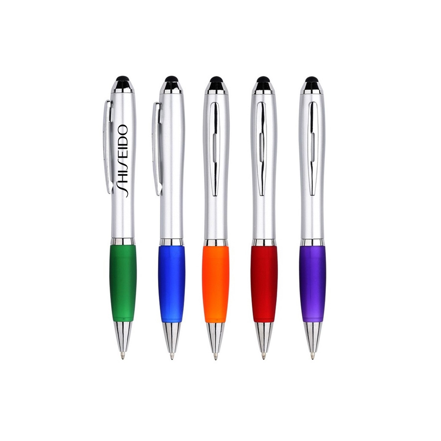 Nash Ballpoint Stylus Pen With Colored Grip - OCEAN