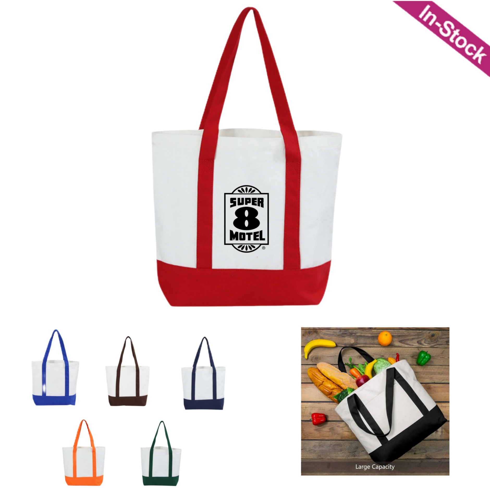 Heavy Duty Cotton Canvas Tote Bag