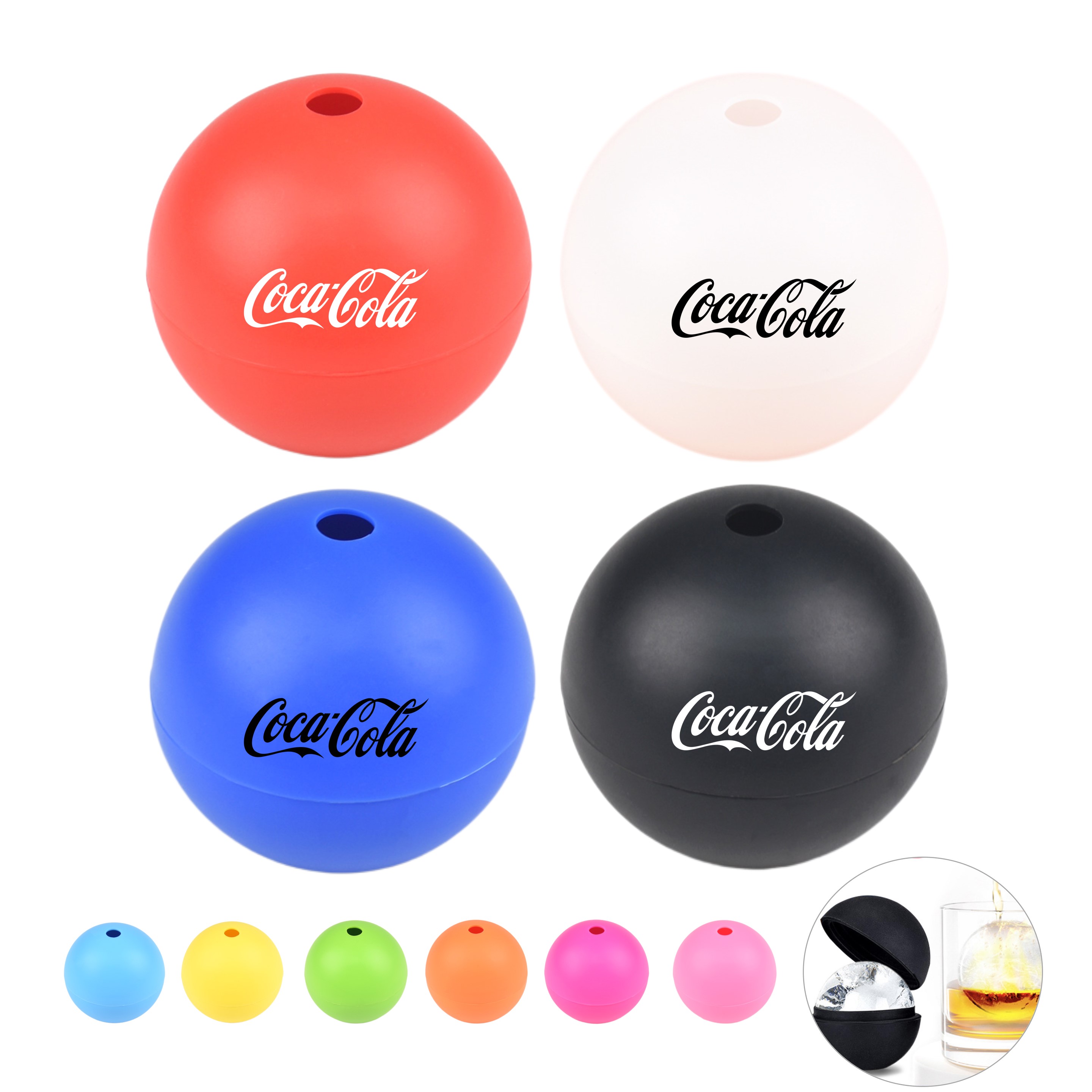 Premium Silicone Ice Ball Mold 2 1/2