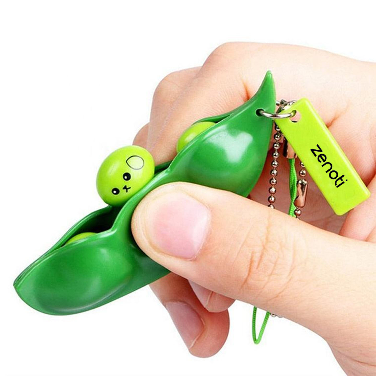 Squeeze Bean Keychain Fidget Toys for Skin Picking