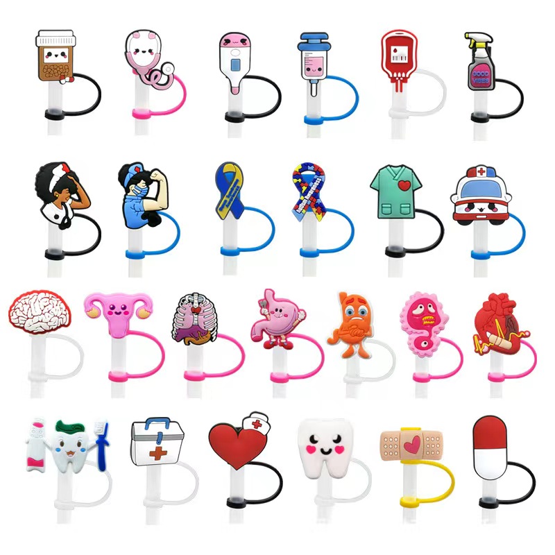 Medical Style Silicone Straw Topper